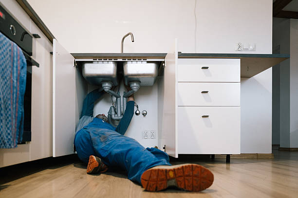 Professional Plumbing technician working in Markle, IN